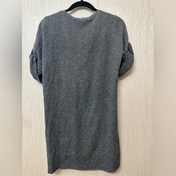 bcbgmaxazria 100% wool halfzip 3/4 sleeve sweater size L - Picture 9 of 9